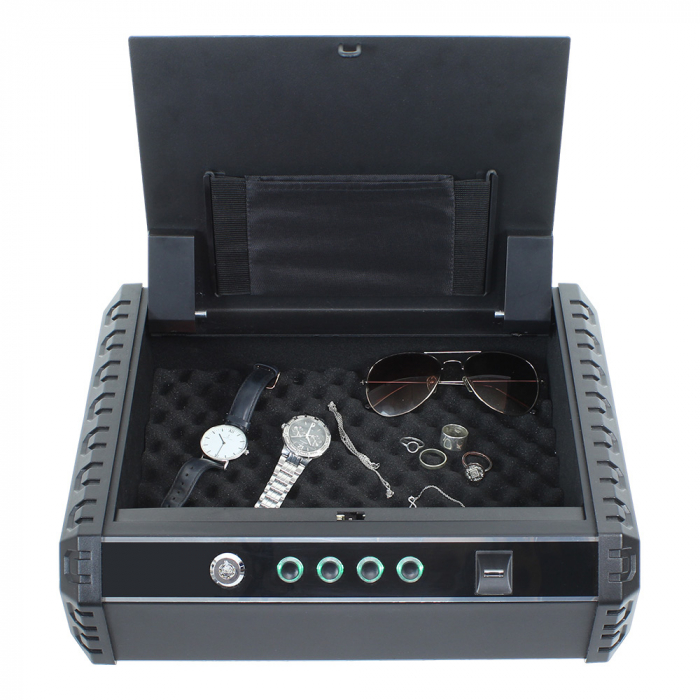 Rottner Casetă Pistol Gunmaster XL Încuietoare Biometrică Negru [4]