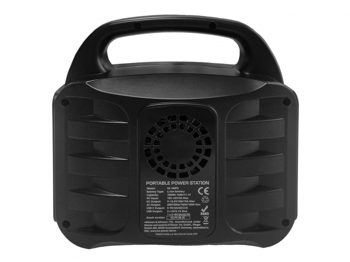 Statie portabila de incarcare KS 100PS, 100W putere nominala, capacitate baterie 155 Wh, 150 W, 15 V/2 A, lampa LED, afisaj LED [6]