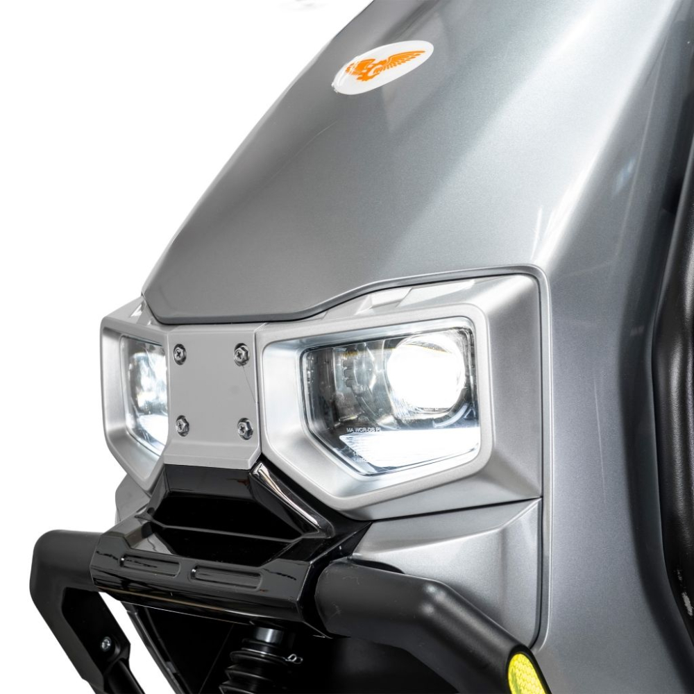 Scuter electric RURIS PILOT SX710G Gri, 2100W, topcase inclus, autonomie pana la 59 km [3]