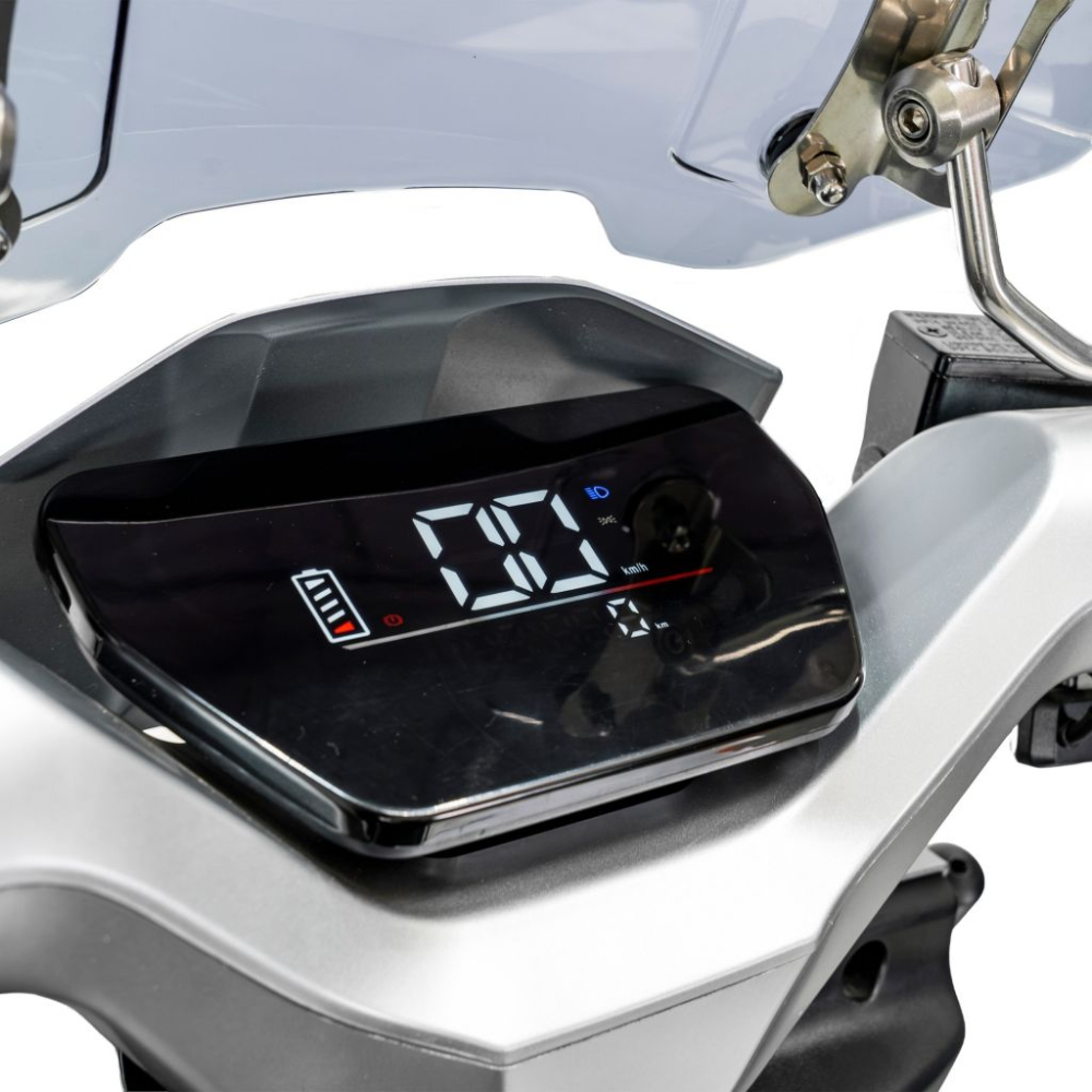 Scuter electric RURIS PILOT SX710G Gri, 2100W, topcase inclus, autonomie pana la 59 km [4]