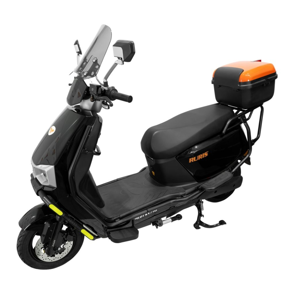 Scuter electric RURIS PILOT SX710N Negru, 2100W, autonomie 59 km, topcase inclus [10]