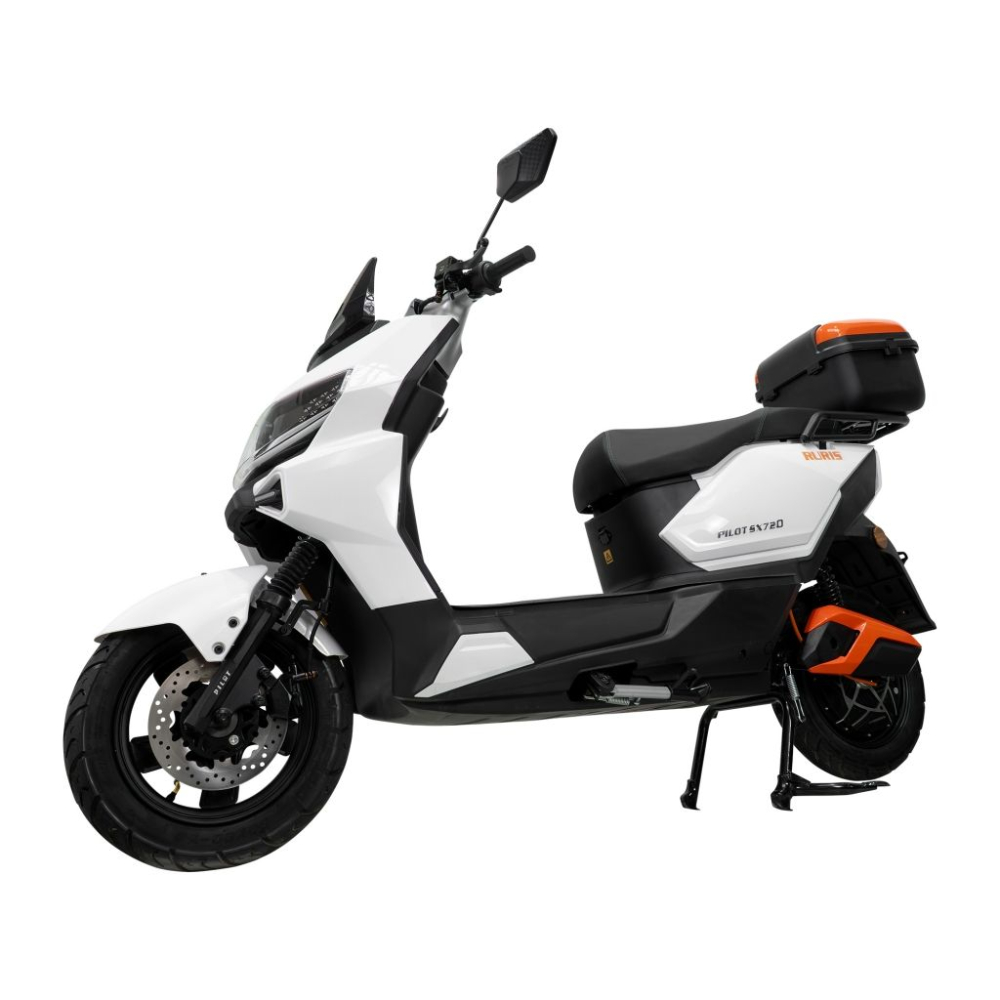Scuter electric RURIS PILOT SX720A Alb, 2500W, baterie 72V 32Ah, autonomie până la 92 km [15]