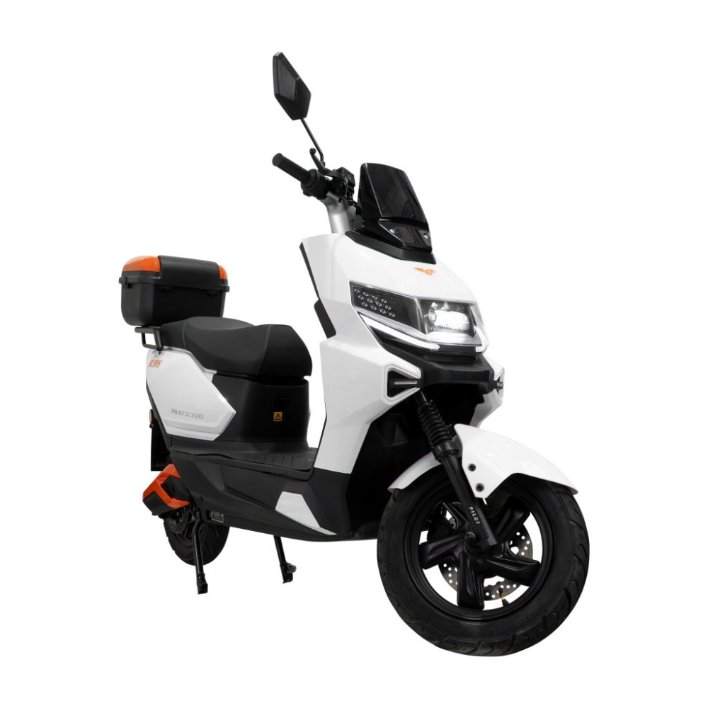Scuter electric RURIS PILOT SX720A Alb, 2500W, baterie 72V 32Ah, autonomie până la 92 km [13]