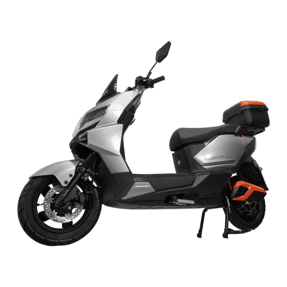 Scuter electric RURIS PILOT SX720G Gri, 2500W, baterie 72V 32Ah, autonomie până la 92 km, topcase inclus [3]