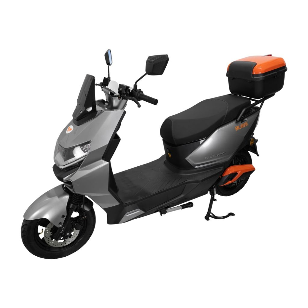 Scuter electric RURIS PILOT SX720G Gri, 2500W, baterie 72V 32Ah, autonomie până la 92 km, topcase inclus [2]