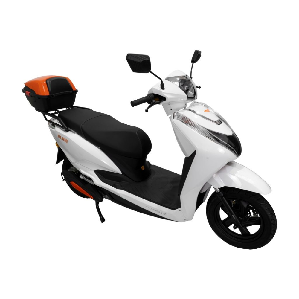 Scuter electric RURIS PILOT SX730A Alb, 2500W, autonomie până la 56 km, topcase inclus [4]