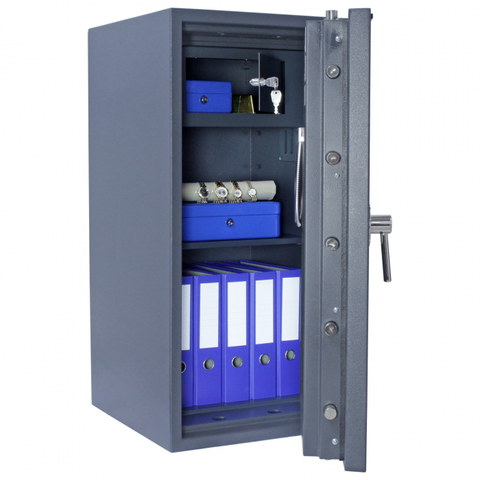 Seif Antiefracţie şi Antifoc Rottner Imperial Fire 100 T05822 EN3 Închidere Electronică Gri Închis [4]