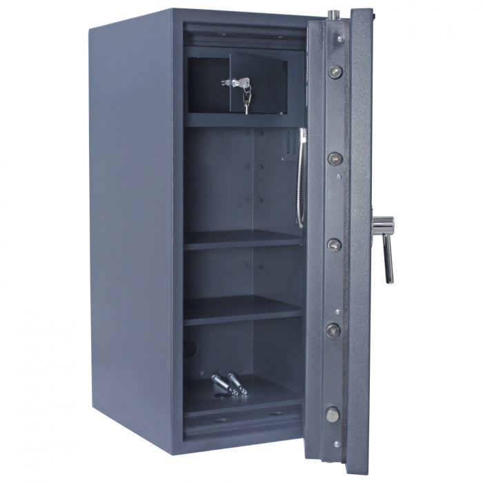 Seif Antiefracţie şi Antifoc Rottner Imperial Fire 100 T05822 EN3 Închidere Electronică Gri Închis [3]