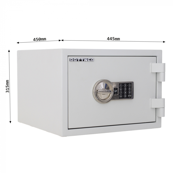 Seif Antifoc Rottner Fire Safe 30 T06016 Închidere Electronică Gri [4]