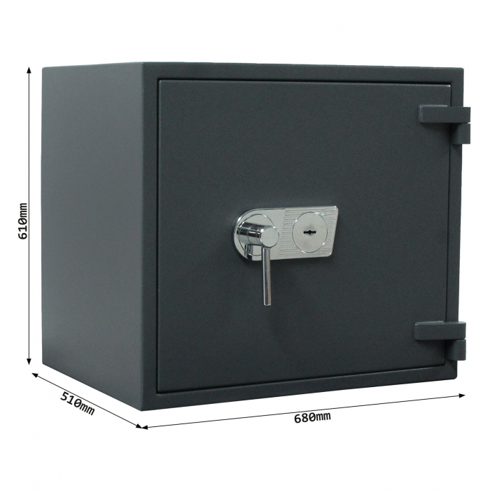 Seif Antifoc Rottner Galaxy 60 T05819 Închidere Cheie Gri Grafit [5]