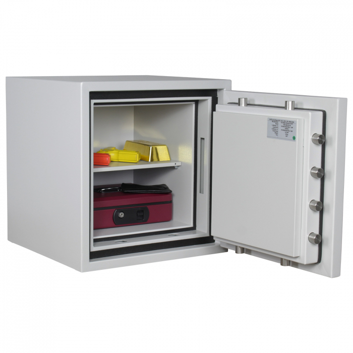 Seif Antifoc și Antiefracție Fire Master 50 T06429 EN2 Închidere Cheie Gri Deschis [4]