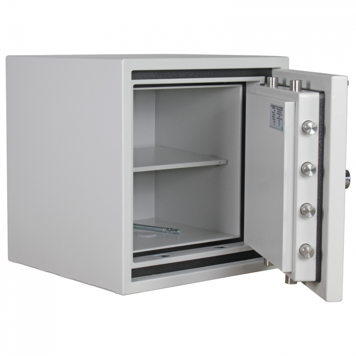 Seif Antifoc și Antiefracție Fire Master 50 T06430 EN2 Închidere Electronică Gri Deschis [2]