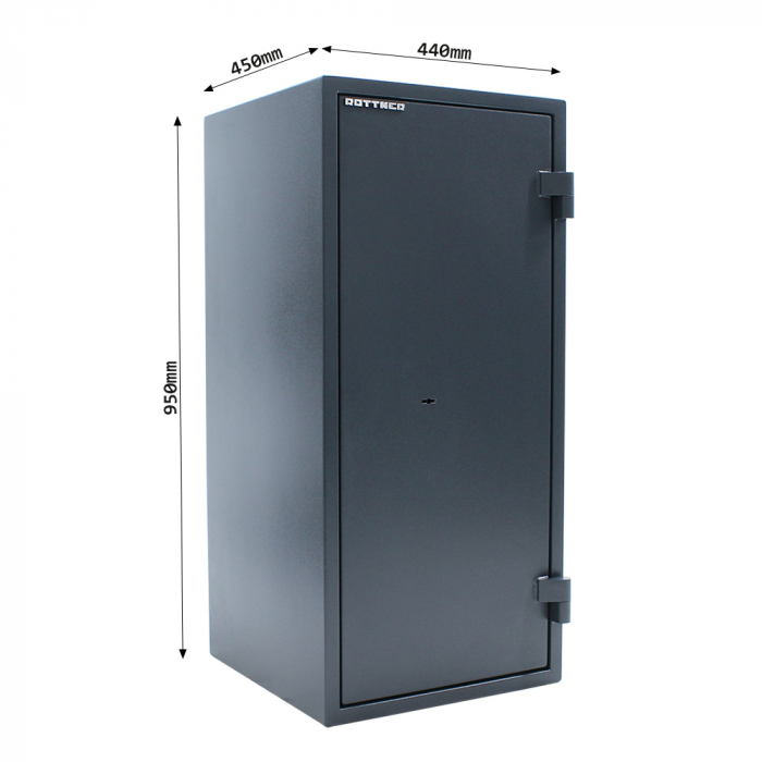 Seif Antifoc și Antiefracție Rottner Fire Hero 100 T06320 EN1 Închidere Cheie Antracit [5]