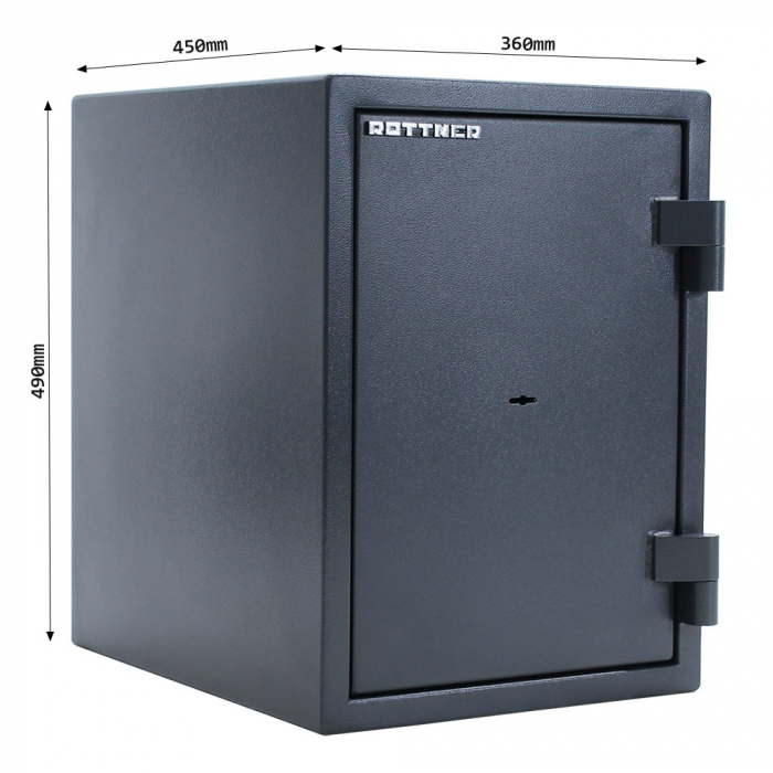 Seif Antifoc și Antiefracție Rottner Fire Hero 50 T06316 EN1 Închidere Cheie Antracit [5]