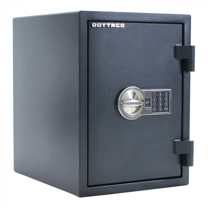 Seif Antifoc și Antiefracție Rottner Fire Hero 50 T06317 EN1 Închidere Electronică Antracit [1]