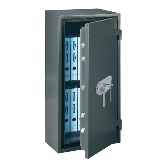 Seif Antifoc și Antiefracţie Rottner Fire Profi 140 Premium EN1 Închidere Cheie Antracit [1]