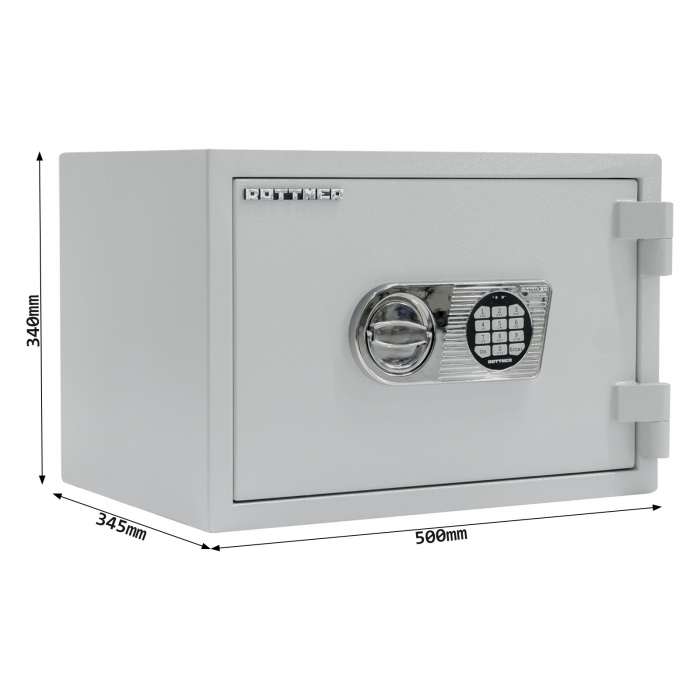 Seif Antifoc și Antiefracție Rottner Opal Fire OPD 35 Premium EN1 Închidere Electronică Gri [5]
