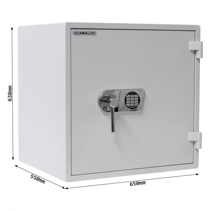 Seif Antifoc și Antiefracție Rottner Opal Fire OPD 65 Premium EN1 Închidere Electronică Gri [5]