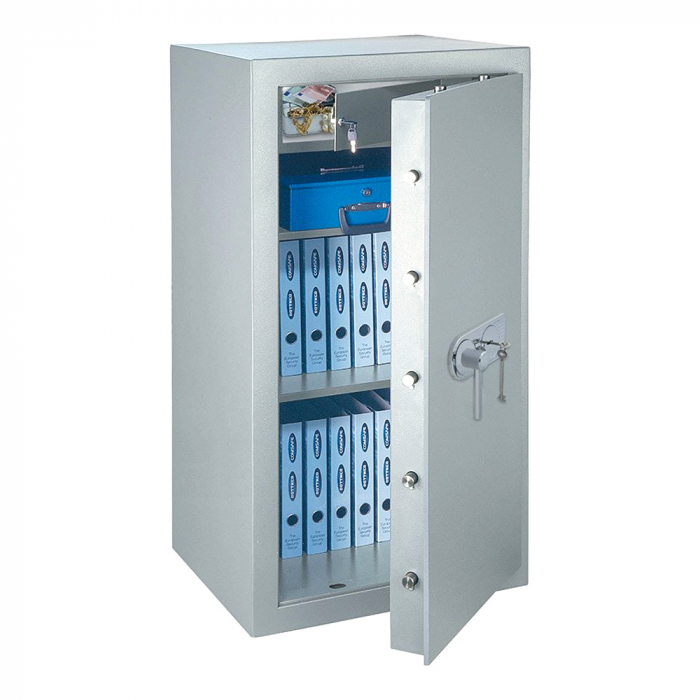 Seif Antifoc și Antiefracție Rottner Opal Fire Premium OPD 120 EN1 Închidere Cifru Mecanic Gri Deschis [1]