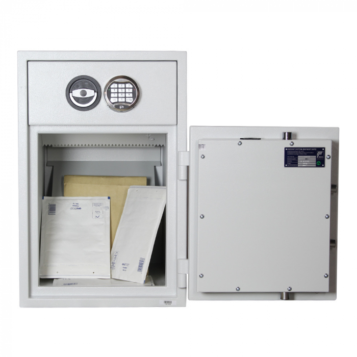 Seif Certificat cu Sertar Rottner T06172 D1-65  Închidere Electronică Gri Deschis [4]