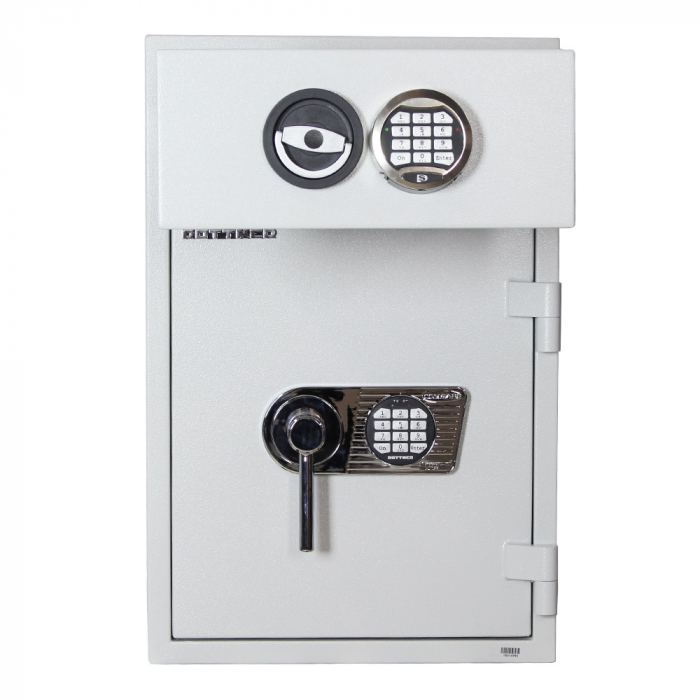 Seif Certificat cu Sertar Rottner T06172 D1-65  Închidere Electronică Gri Deschis [3]