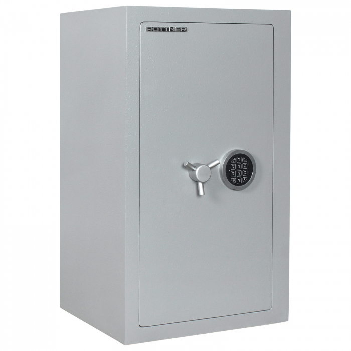 Seif Certificat EN1 Rottner Steel 75 T06460 Închidere Electronică Gri Deschis [1]