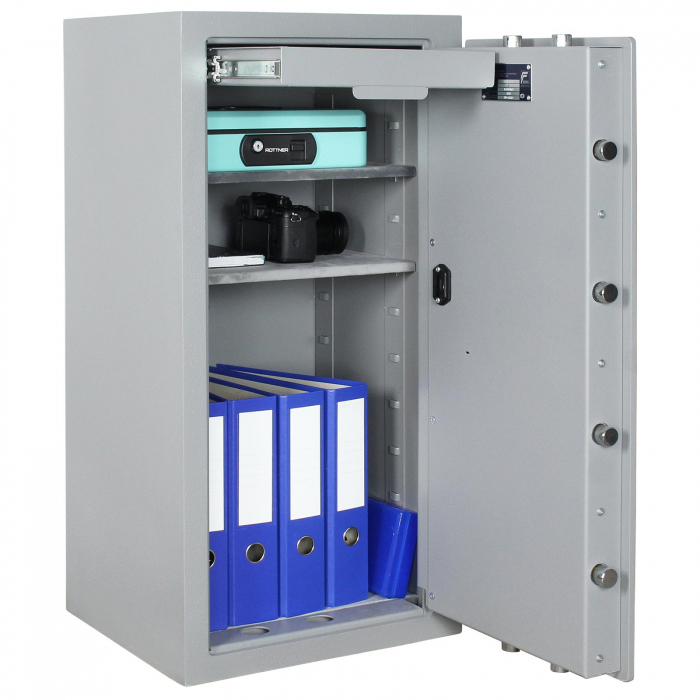 Seif Certificat EN1 Rottner Steel 90 T06461 Închidere Electronică Gri Deschis [3]