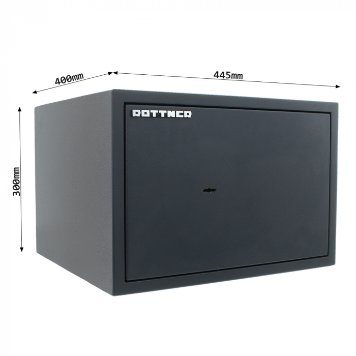 Seif Certificat S2 Rottner Power Safe 300 Închidere Cheie Antracit [4]