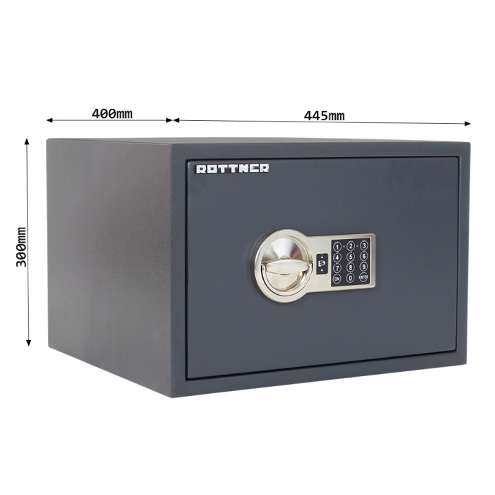 Seif Certificat S2 Rottner Power Safe 300 T05723 Închidere Electronică Antracit [4]