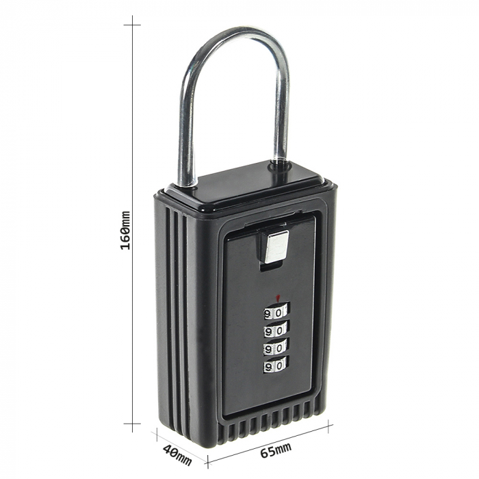 Seif Mic pentru Chei Rottner Key Box-1 Cifru Mecanic Negru [4]