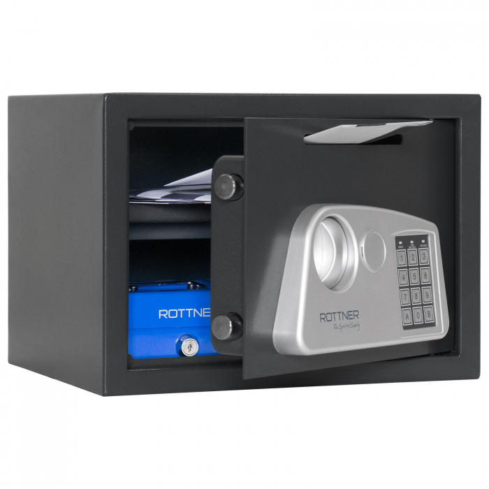 Seif Mobilă cu Fantă Rottner Jupiter 3 Închidere Electronică Antracit [4]