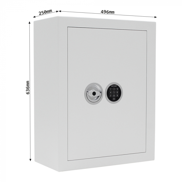 Seif pentru Chei Antiefracţie Rottner STS 150 Premium Închidere Electronică Gri [5]