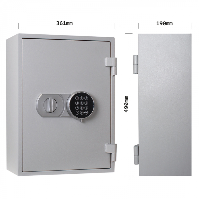 Seif pentru Chei Antifoc Rottner Fire Key 20 Închidere Electronică Gri [4]