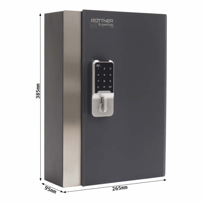 Seif pentru Chei Rottner Key Home 68 Antracit cu Încuietoare Electronică [4]