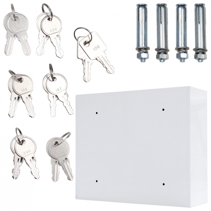 Seif pentru Chei Rottner Key System 6 Închidere Electronică pentru Exterior Alb [5]
