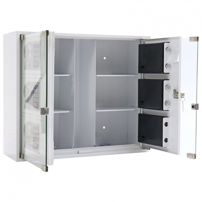 Seif pentru Chei Rottner Key System 6 Închidere Electronică pentru Exterior Alb [2]