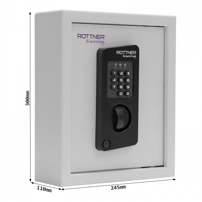Seif pentru Chei Rottner Keytronic 20 Închidere Electronică Gri [4]