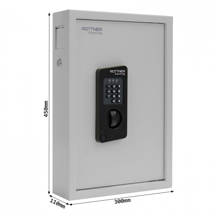 Seif pentru Chei Rottner Keytronic 48 Închidere Electronică Gri [4]