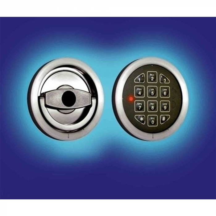 Seif Perete Antiefracţie Rottner Stone GSE 70 Premium EN1 Închidere Electronică Alb [2]
