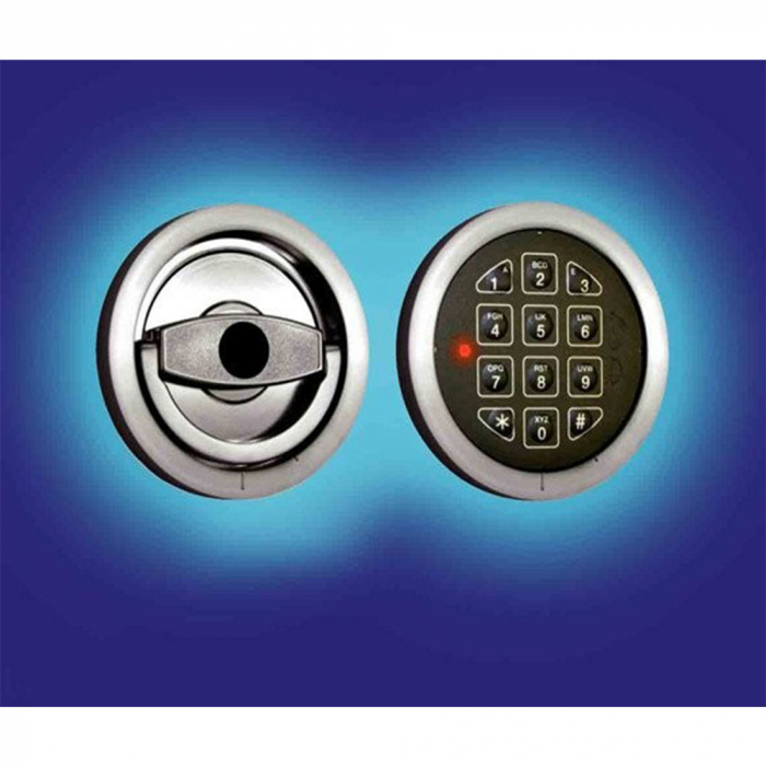 Seif Perete Antiefracţie Rottner Stone SE 120L Premium EN1 Închidere Electronică Alb [2]
