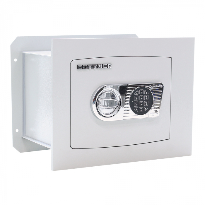Seif Perete Certificat EN1 Rottner Delta 30 T05808 Închidere Electronică Gri Deschis [1]