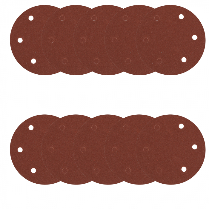 Set 10 hartie abraziva Detoolz DZ-C269 P120 6 gauri 215mm [2]