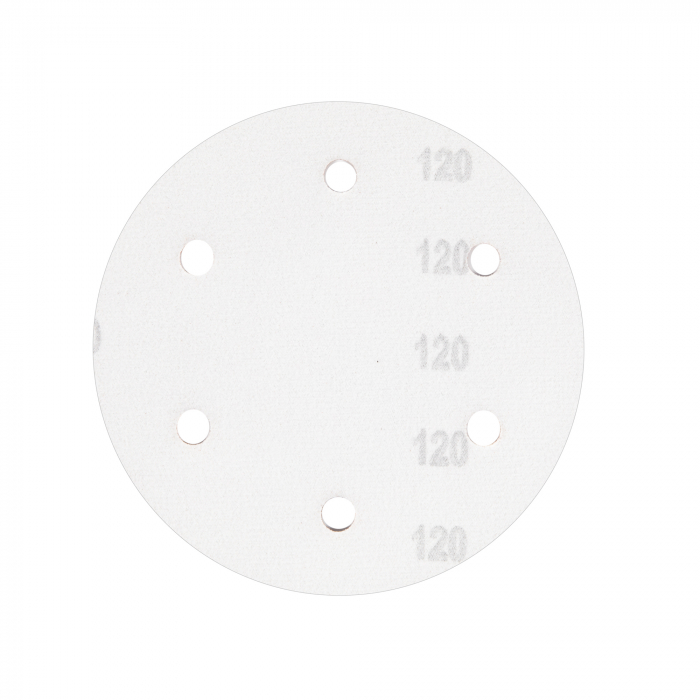 Set 10 hartie abraziva Detoolz DZ-C269 P120 6 gauri 215mm [3]