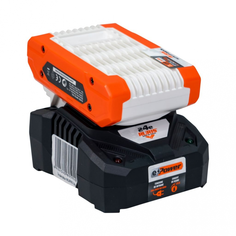 Kit acumulator + Încărcător RURIS Alfa UP 2424e 20V, 4Ah [3]