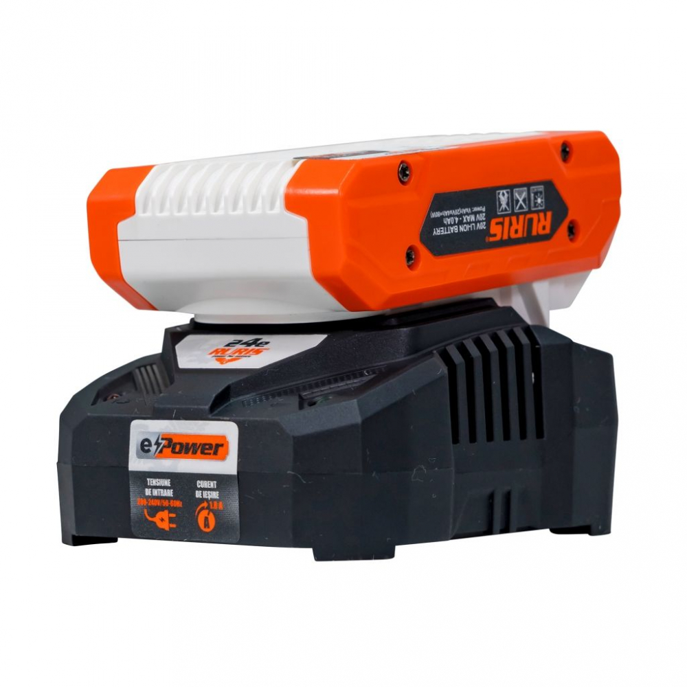 Kit acumulator + Încărcător RURIS Alfa UP 2424e 20V, 4Ah [2]