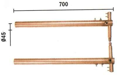 Set brate 700mm cu electrozi drepti TELWIN [2]