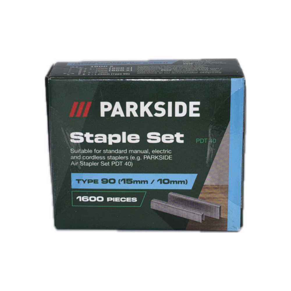 Set Capse 15m/10mm Parkside PDT 40 – 1600 Bucăți, Compatibil cu Capsatoarele Manuale și Pneumatice [1]