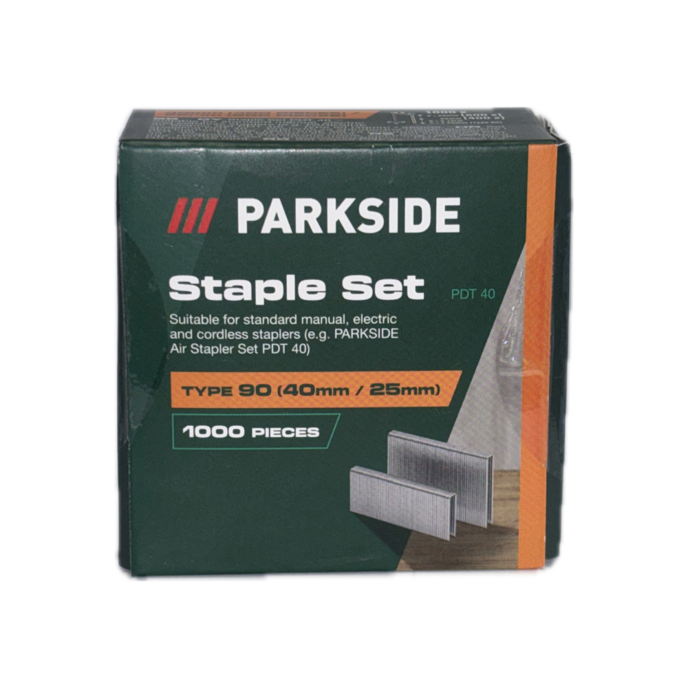 Set Capse 40m/25mm Parkside PDT 40 – 1000 Bucăți, Compatibil cu Capsatoarele Manuale și Pneumatice [1]