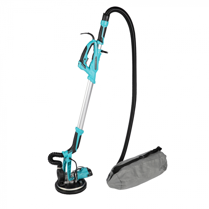 Slefuitor pentru perete extensibil cu aspirator Ø215 750W si LED circular [5]