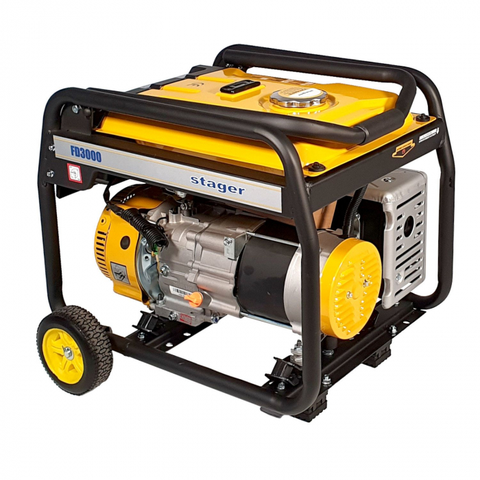 Generator Stager FD 3000 5160003000M open-frame 2.8 kW, monofazat, benzina, pornire manuala [2]